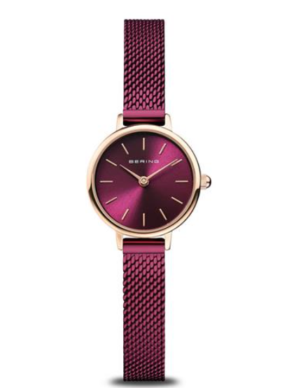 γυναικείο ρολόι Bering Classic Purple Tone Steel Bracelet