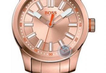 Boss Orange Paris Rose Gold Matte Stainless Steel Bracelet